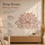 Mandala de lotus 3D en métal - fleur de lotus spirituelle, décoration murale multisize-269804575-269804571