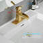 Powerful Waterfall Spout Brass Modern Bathroom Faucet For Elegant Vanity Use