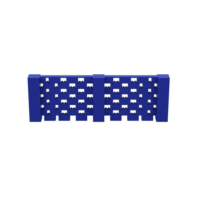 Ensemble mural 4 po de haut Everblock, Bleu, 144"