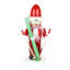 Steinbach (S1415) Chubby Skiing Santa, 12.6"