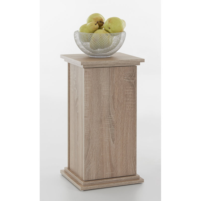 30cm W Manufactured Wood Bedside Table, Oak