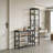 Metal Shoe Rack With Wooden Top, 4-Tier Shoe Organizer For Entryway, Closet And Doorway-784679868