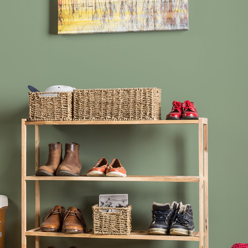 Seagrass Rattan 3 Piece Storage Basket Set