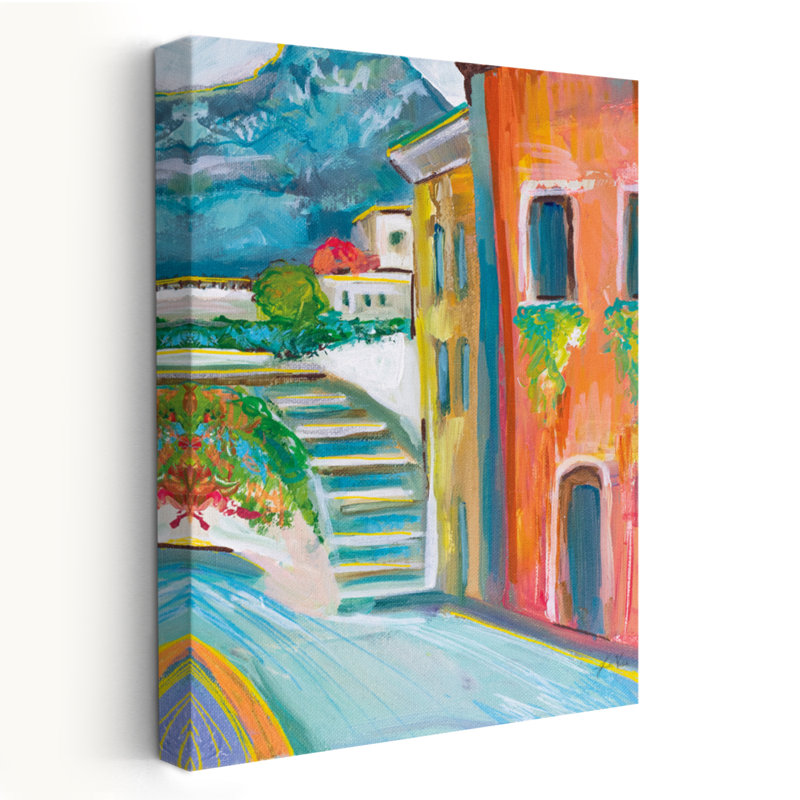 Art de la côte d'Amalfi et de l'Italie Positano II, H 24 po x l 16 po