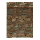 Hand-Knotted High-Quality Multi-Colored-Colored-Colored Area Rug