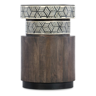 Commerce And Market Solid Wood Top End Table