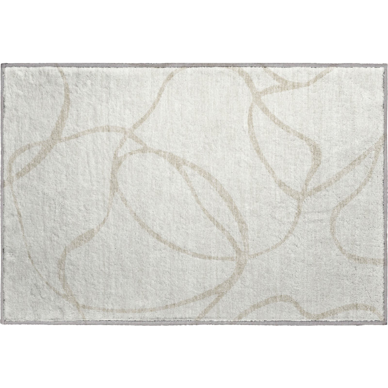 Premium Machine Washable Corum AMF999 Swirls Rug, Rectangle 1'8" x 2'6"