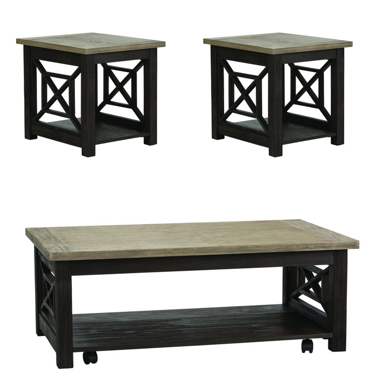 Ensemble de tables basses 3 pièces Alim