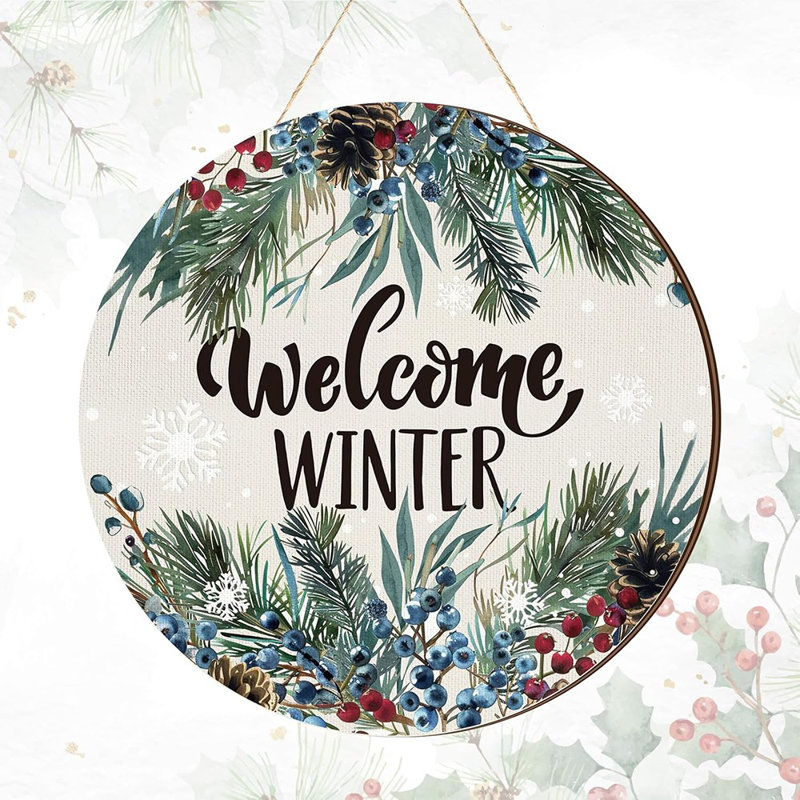 Panneau de porte Winter Welcome