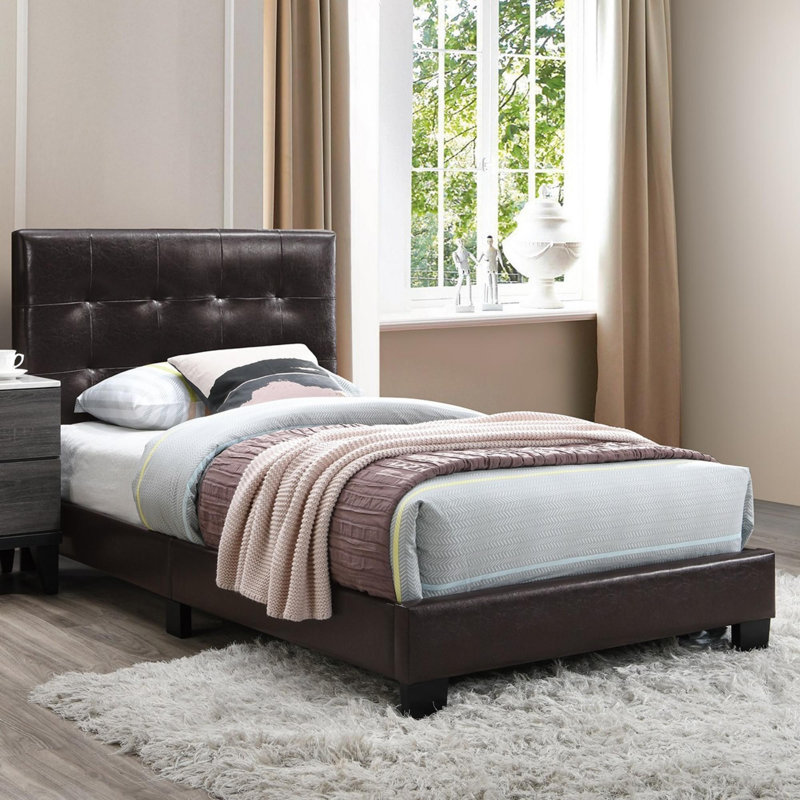 Lit plateforme moderne, Lit simple