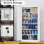 Armoire de rangement en acier à 6 tablettes Delvale (H 70,87 po x l 31,5 po x P 15,7 po)-2000974993