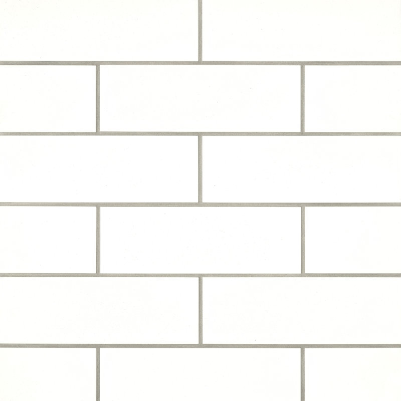 Carreau de céramique 4 "x 12" Grace, Bianco