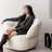 Cute and soft silent rotating lounge chair-787586492