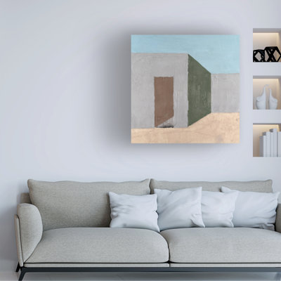 Ebern Designs Michael Willett Textured Facades I Canvas Wall Art