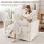 Canapé de 41 po à assise simple en chenille avec coussin profond et coussins décoratifs de 41 po de profondeur-1617752555