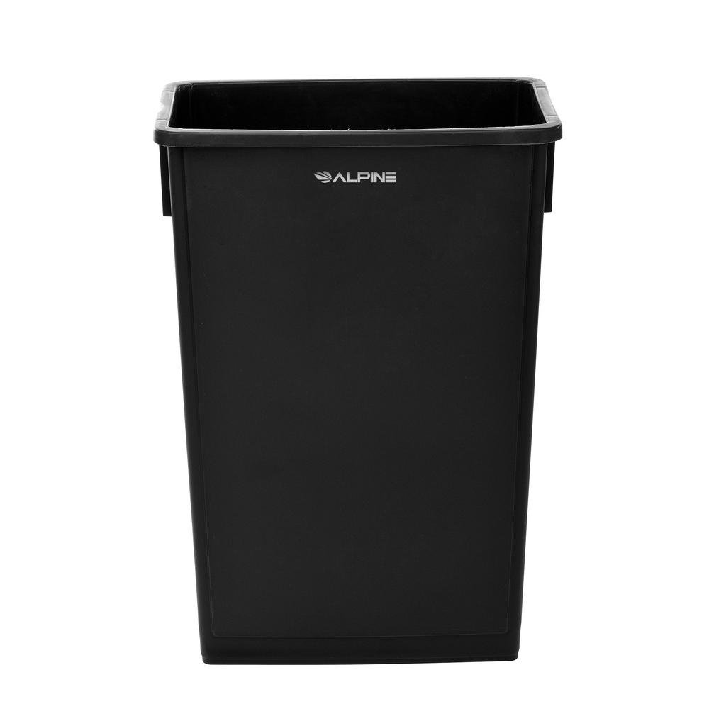 23 Gal. Slim Commercial Waste Basket Commercial Trash Can Alpine Industries