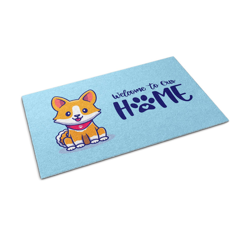 Non-Slip Outdoor Doormat, W39 x L59 cm