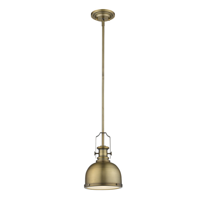 Enola 1 - Light Single Pendant, Heritage Brass