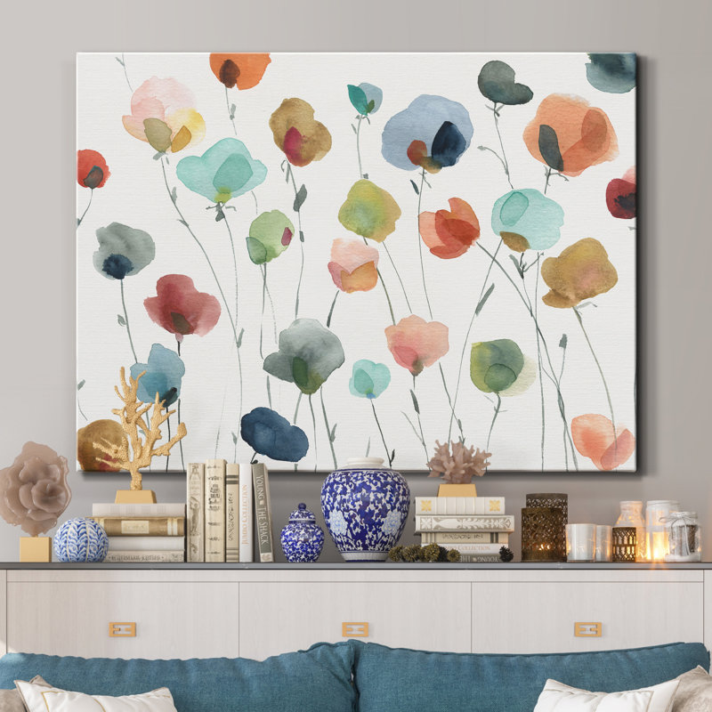 Lollipop Field - Impression sur toile tendue, H 48 po x l 36 po x P 1 po