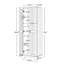 Armoire de rangement simple en bois manufacturé Naber - 2 portes-579895644