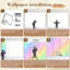 Papier peint adhésif peler et coller Pastel Rainbow Sparkle Gradient Glitter Effect-307816591