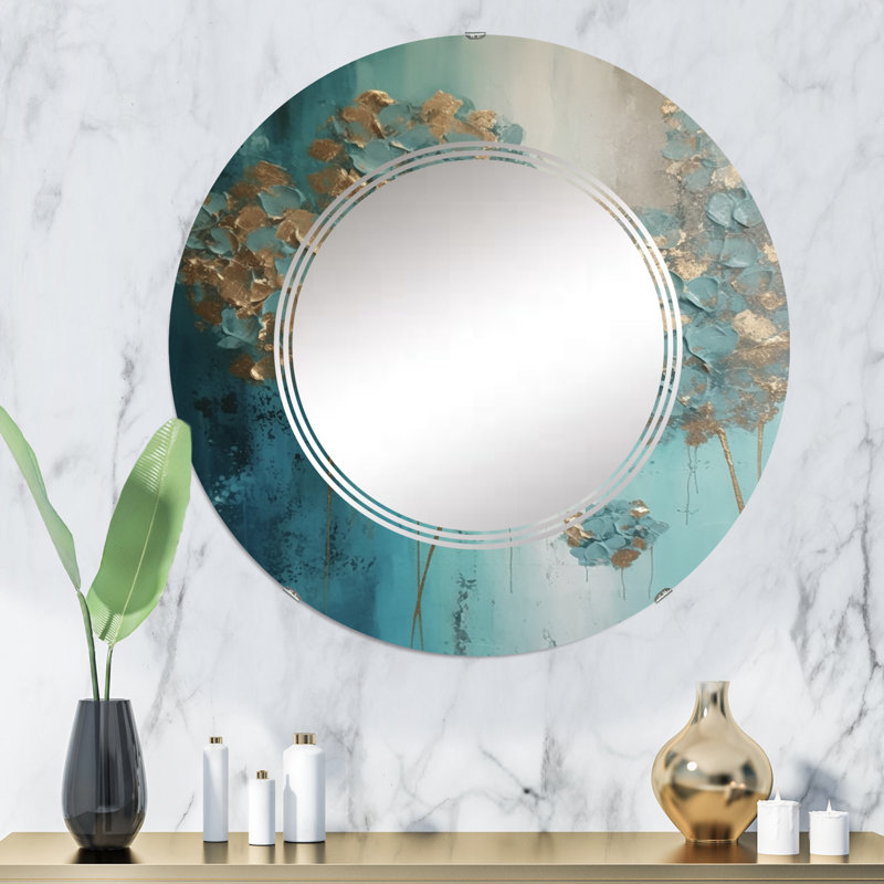 Miroir mural sans cadre Badgston, 32 po x 32 po