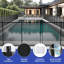 Clôture de piscine en maille métallique 4 pi H-99442527