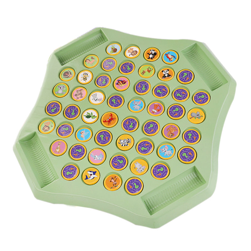 Children's Flip Parent Child Interactive Table Game Match Up Concentration Training Educational Toys