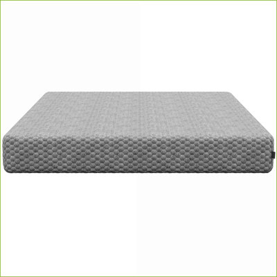 Diamond Mattresses 8" Medium Feel Cool Gel Memory Foam Top All-Foam Waterfall Conforming, Greenguard Gold, Made in USA | Charcoal Gray | California King