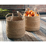 August Grove® Jute / Sisal Basket