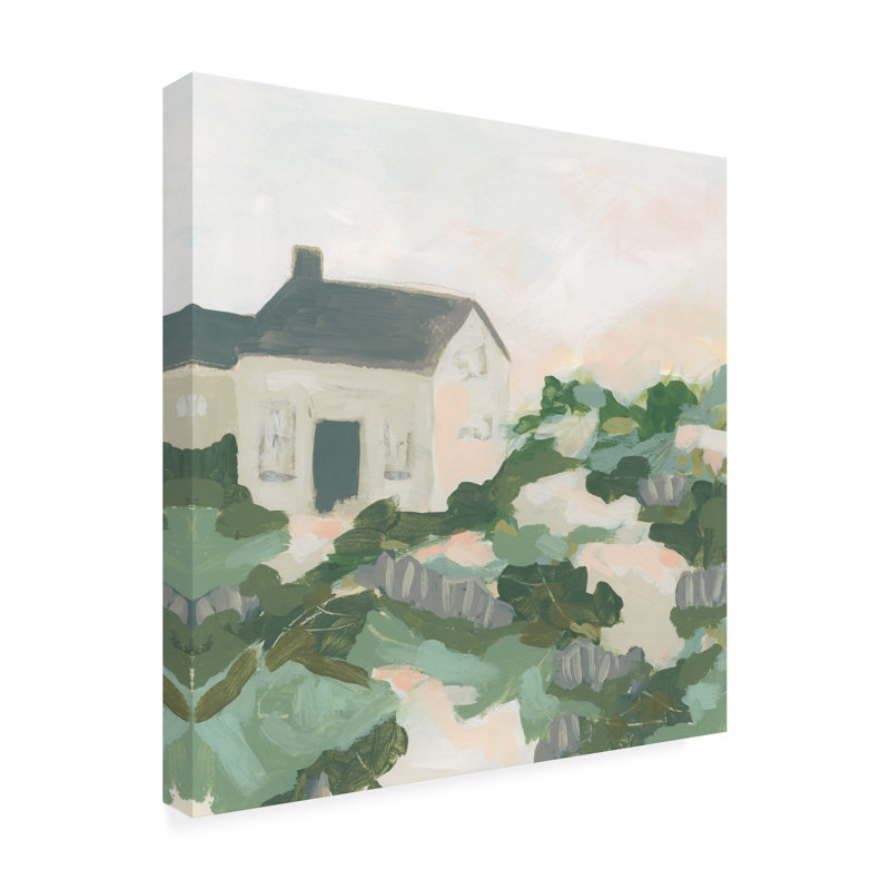 Cottage Hill I sur toile, H 14 po x l 14 po x P 2 po