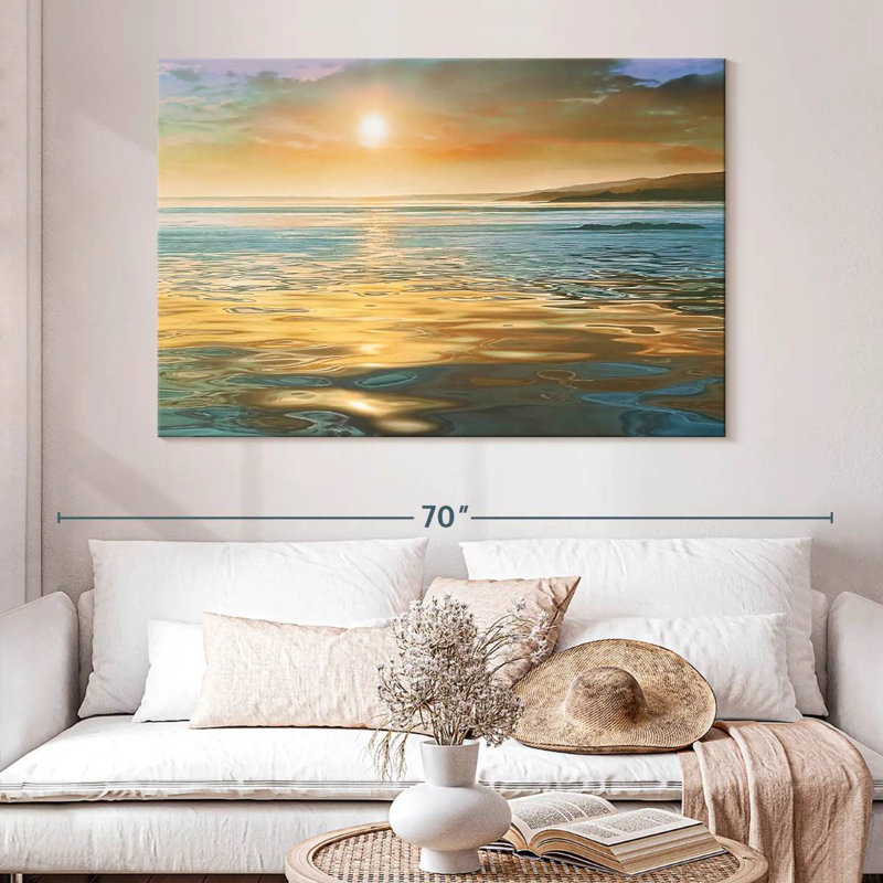 Gillard Ocean Evening Calm, H 34 po x l 51 po