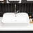 Trienette 47.2 " W Freestanding Standard and Wall Mounted Single Double Single Vanity Bathroom Vanity With Ceramic Top with Mirror
