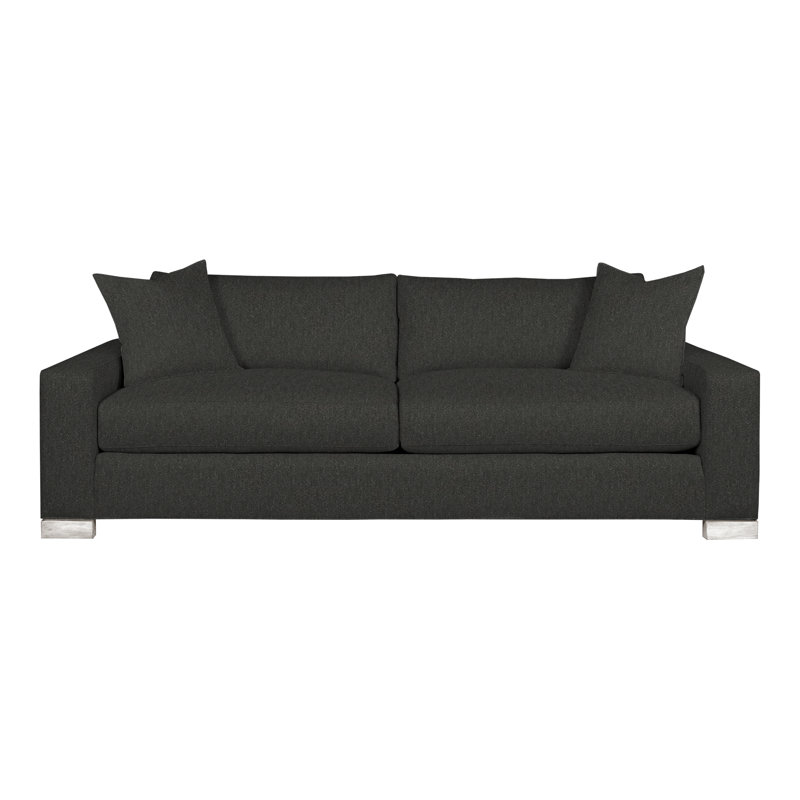 Canapé-lit 83,5 po Claremont, Perigold Aspen flanelle gris anthracite, Casa Blanca