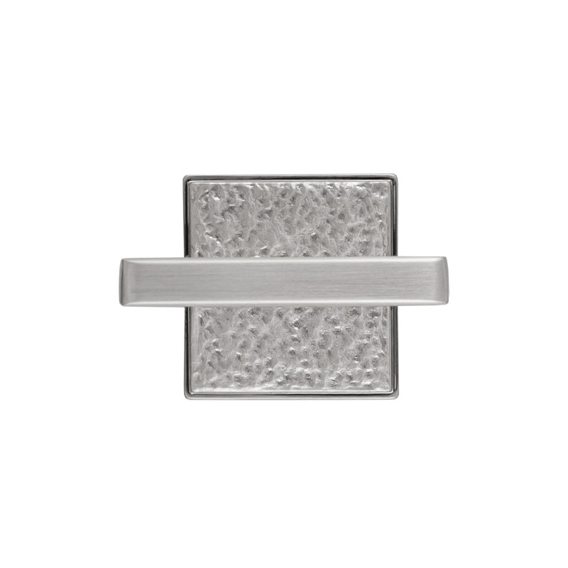Bijou Ember Collection Handle Pull - Contemporary Hardware for Drawers & Cabinets, 1", Satin Nickel