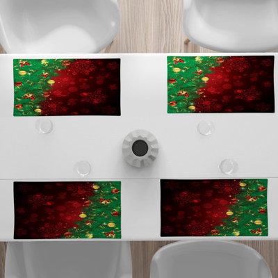 Polyester Abstract Rectangle Placemat