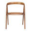 Ensemble de 2 chaises d'appoint en bois Modern Modern