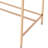 Midriaks Gold Finish Writing Desk W/USB-1692926290