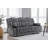 Chenille Fabric Manual Recliner Sofa With a Console-1314371091-1314371090