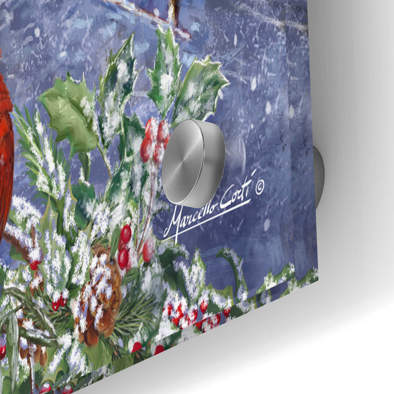 «Christmas Village Glow» par Ali Corti - impression sans cadre, L 36 po x H 24 po