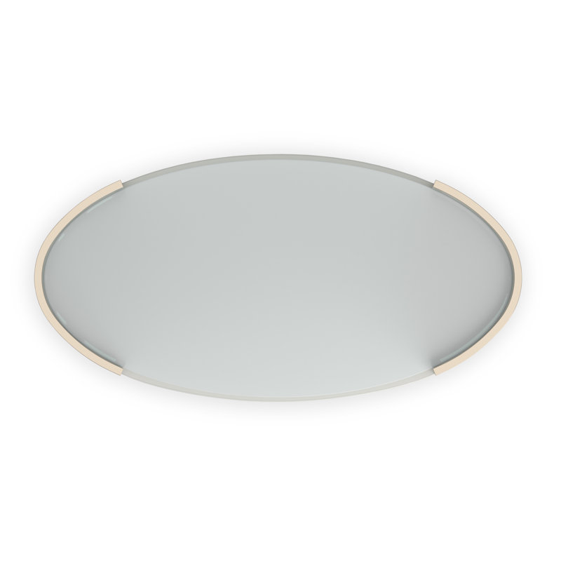 Love Oval Cocktail Table - Oracle, White