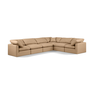 Itala Upholstered L-Shaped Sectional Reversible