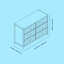Commode double 6 tiroirs Teddi-98718148