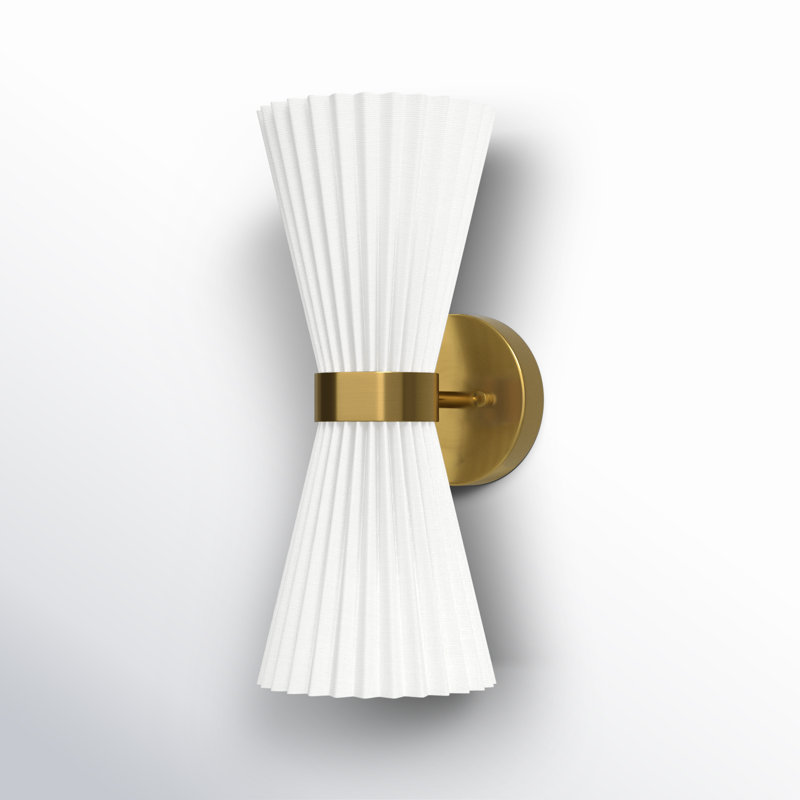 Modo Steel Armed Sconce, Bronze, 14.57" H x 6.1" W x 6.1" D, Natural