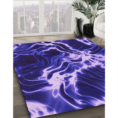 Tapis 100% à motifs lavables à la machine 2989 Pat3174-PUR
