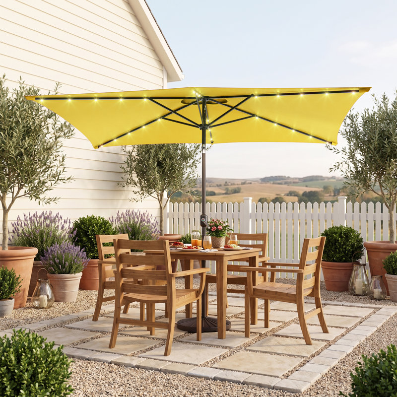 Parasol de marché Sabree 72 x 108, Jaune citron