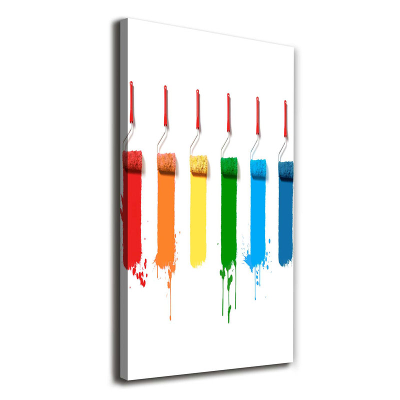 Rollers - Wrapped Canvas Print