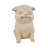 Serene Oinker Classic Curled Sitting Pig Statue