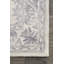 Tapis gris en laine crocheté à la main à motif floral Anemarie-19342373