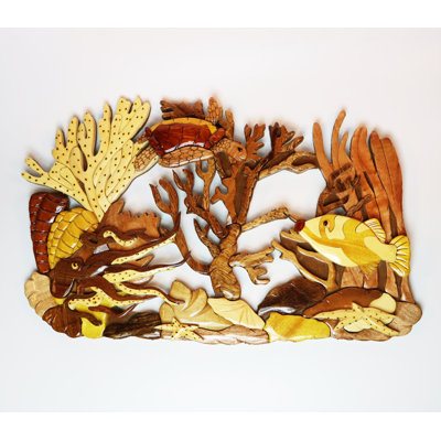 Handmade Coastal Landscape & Nature Wall Decor on Solid Wood